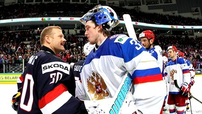 Тим Томас и Андрей Василевский