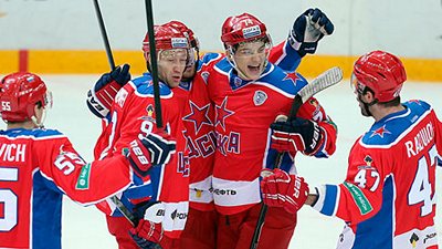 Хоккеисты ЦСКА