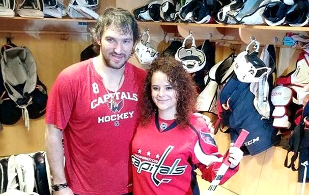 Александр Овечкин порадовал болельщицу «Вашингтона»