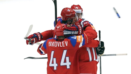 Хоккеисты сборной России