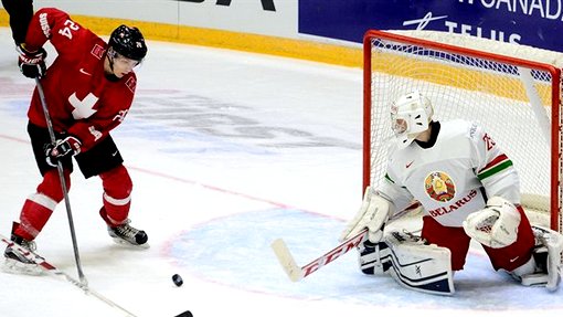 Швейцария дважды обыграла Белоруссию в утешительном раунде МЧМ