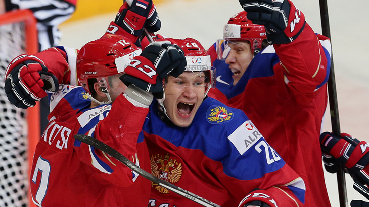 Хоккеисты сборной России