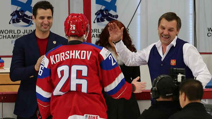 Коршков принимает поздравления