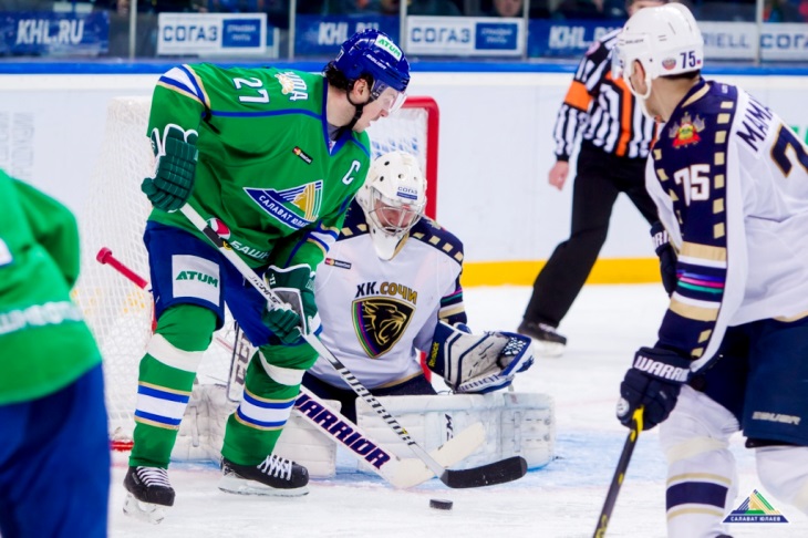 «Салават Юлаев» проиграл ХК «Сочи»