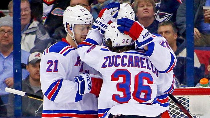 Хоккеисты «Рейнджерс»