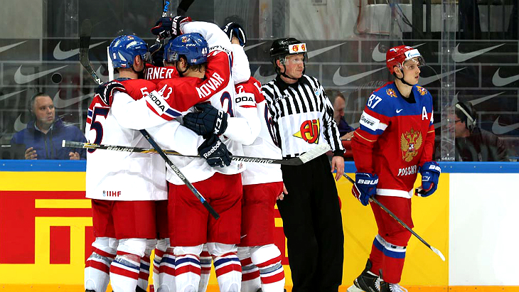 Сборная России проиграла Чехии