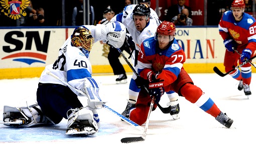 Иван Телегин был одним из лучших в матче против сборной Финляндии