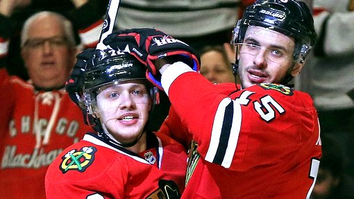 Артемий Панарин и Артем Анисимов