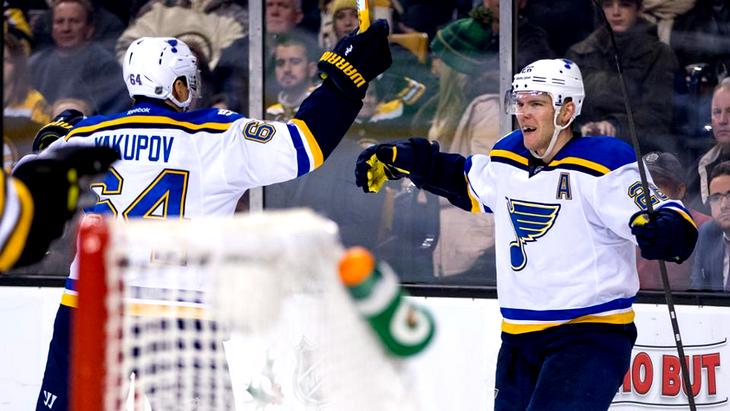 Наиль Якупов поучаствовал в победе «Сент-Луиса» над «Бостоном»