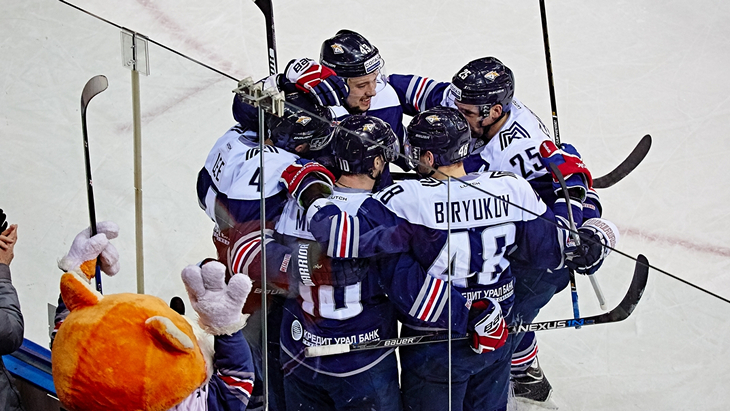 Хоккеисты магнитогорского «Металлурга»