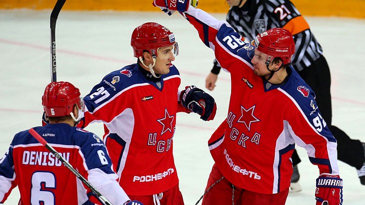 Хоккеисты ЦСКА