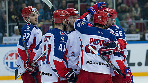 Хоккеисты ЦСКА