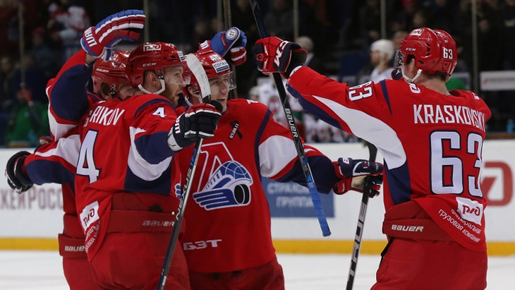 Хоккеисты «Локомотива»