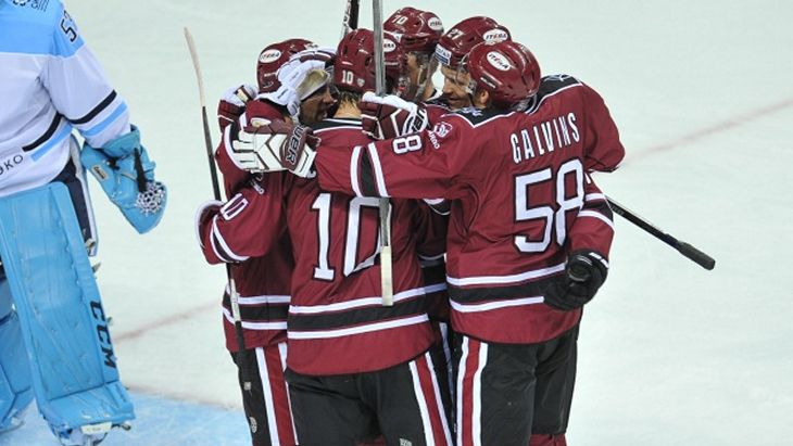 Хоккеисты рижского «Динамо»