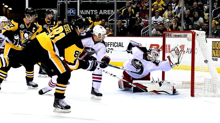«Питтсбург» с трудом выиграл у «Коламбуса»