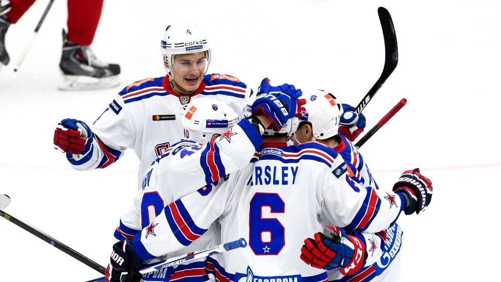 Хоккеисты СКА