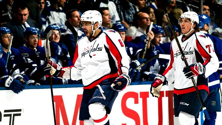 Александр Овечкин помог «Вашингтону» сравнять счет в серии с «Торонто»