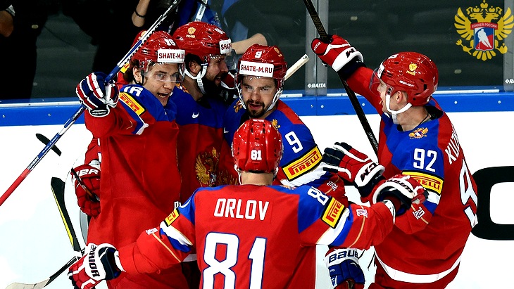 Сборная России уверенно выиграла у Чехии