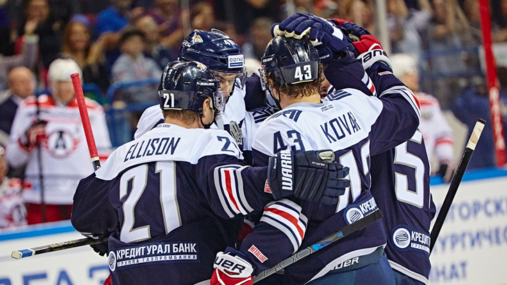 Хоккеисты «Магнитки»