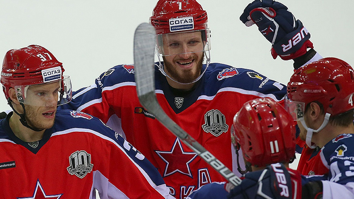 Хоккеисты ЦСКА