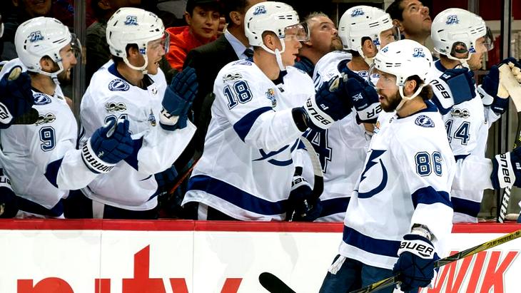 Никита Кучеров помог «Тампе-Бэй» обыграть «Детройт»