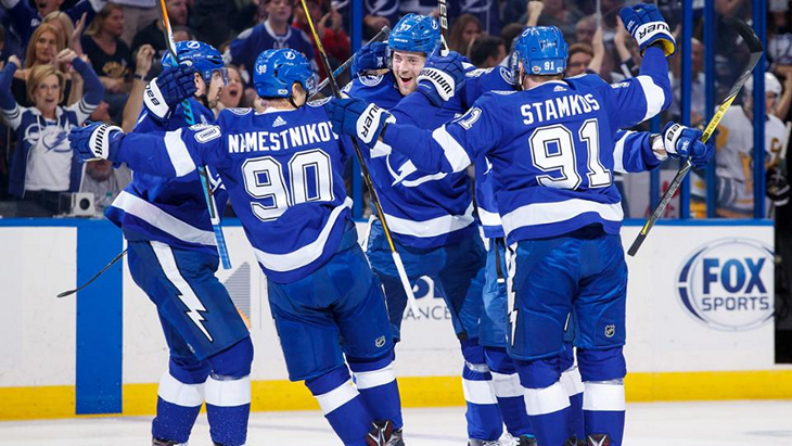 Хоккеисты «Тампы»