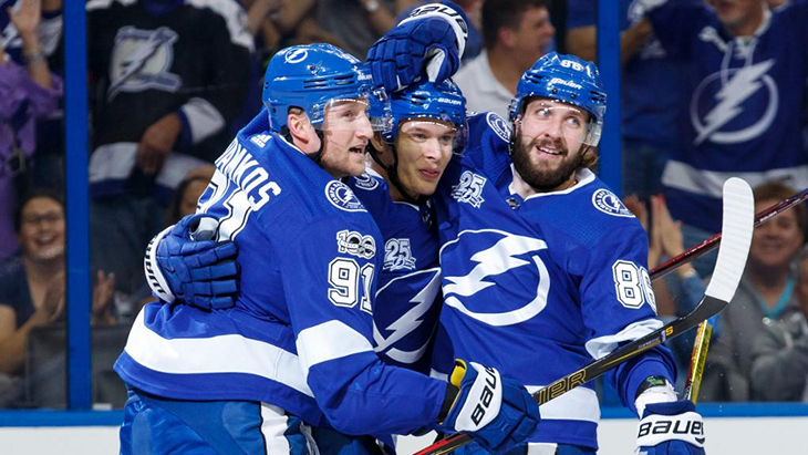 Хоккеисты «Тампы»