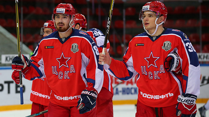 Хоккеисты ЦСКА