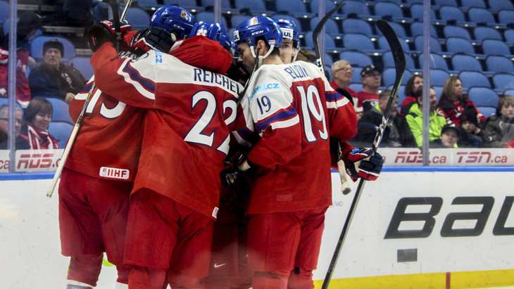 Хоккеисты сборной Чехии