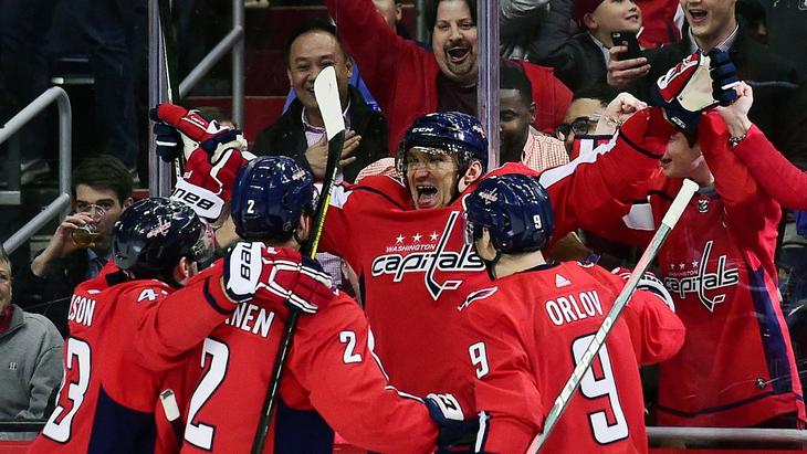 Радость хоккеистов «Вашингтона» Радость хоккеистов «Вашингтона»