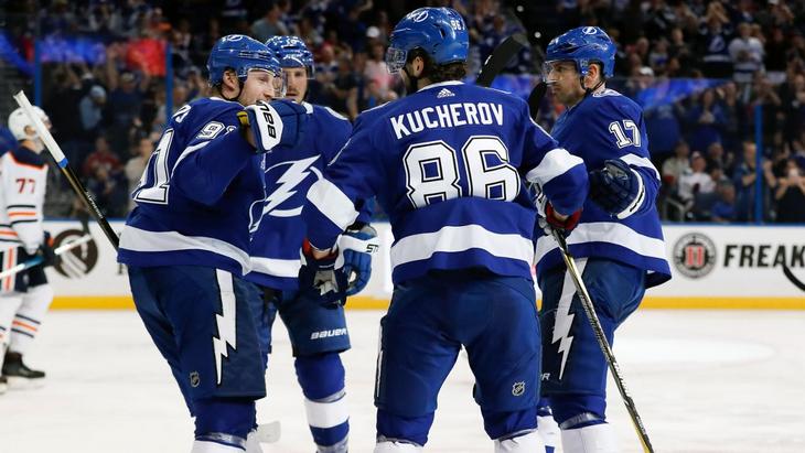 Хоккеисты «Тампы»