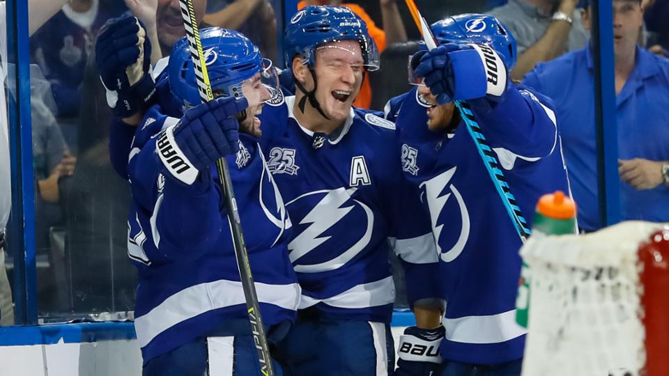 Хоккеисты «Тампы»