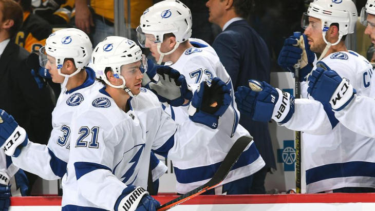 Хоккеисты «Тампы»