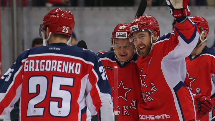 Хоккеисты ЦСКА