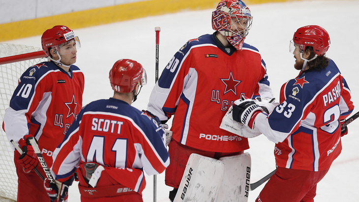 Хоккеисты ЦСКА