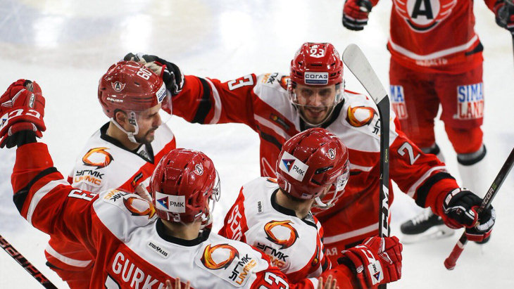 Хоккеисты «Автомобилиста»