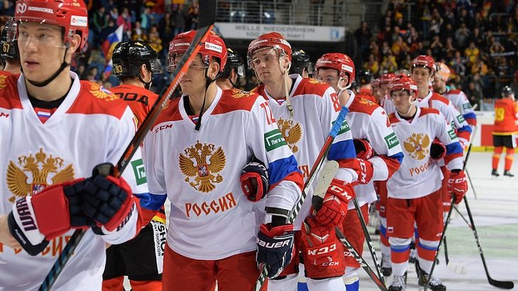 Хоккеисты сборной России