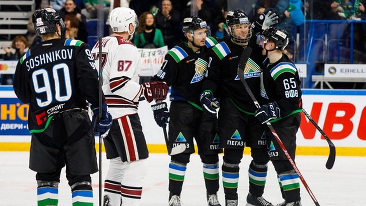 Хоккеисты «Салавата Юлаева»