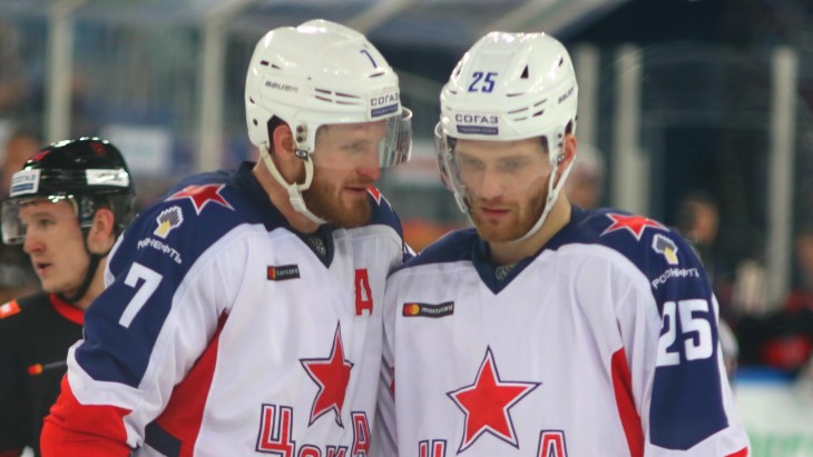 Хоккеисты ЦСКА