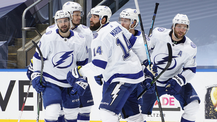 Хоккеисты «Тампы»