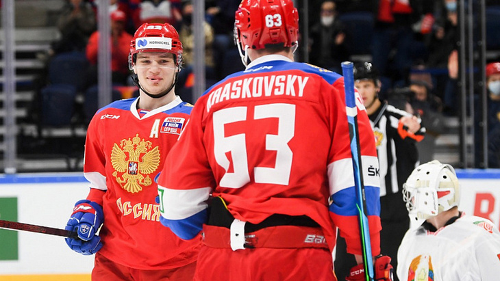 Хоккеисты сборной России