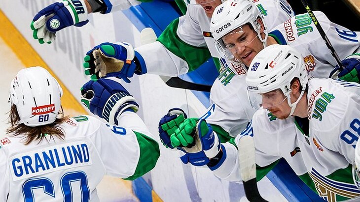 Хоккеисты «Салавата Юлаева»