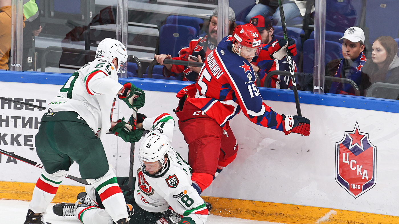ЦСКА в матче с «Ак Барсом»
