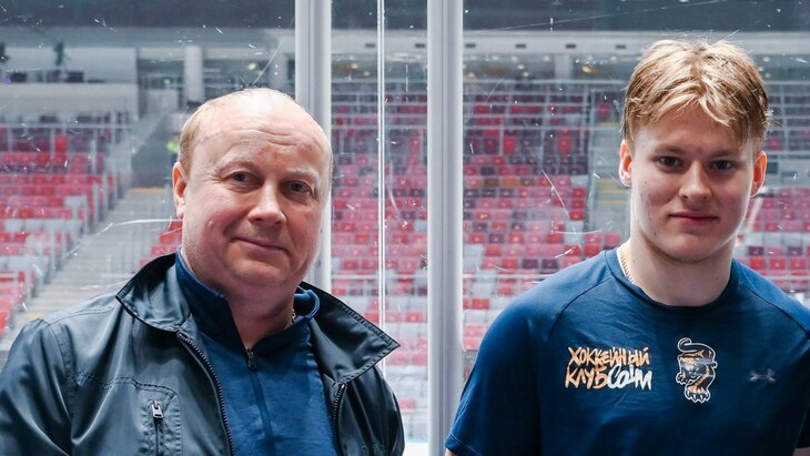 Матвей Мичков с отцом Андреем