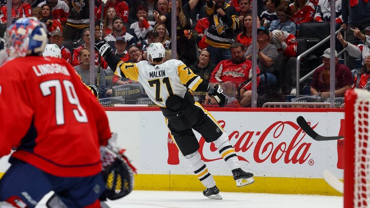 Евгений Малкин отметился голом и ассистентским хет-триком в матче с «Питтсбургом»