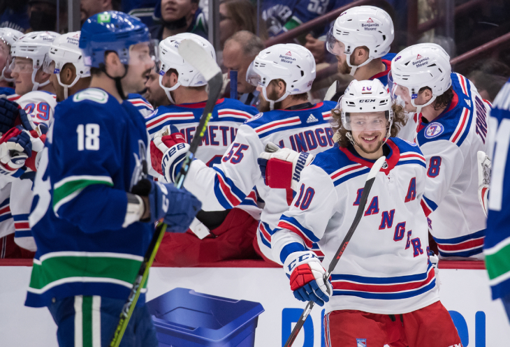 Панарин в матче с «Ванкувером»