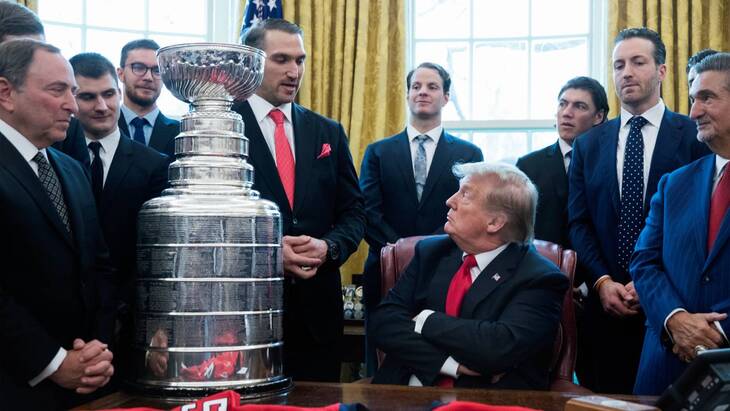 Александр Овечкин и Дональд Трамп