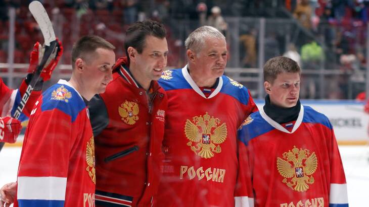 Владимир Быстров, Роман Ротенберг, Александр Медведев и Андрей Аршавин Владимир Быстров, Роман Ротенберг, Александр Медведев и Андрей Аршавин