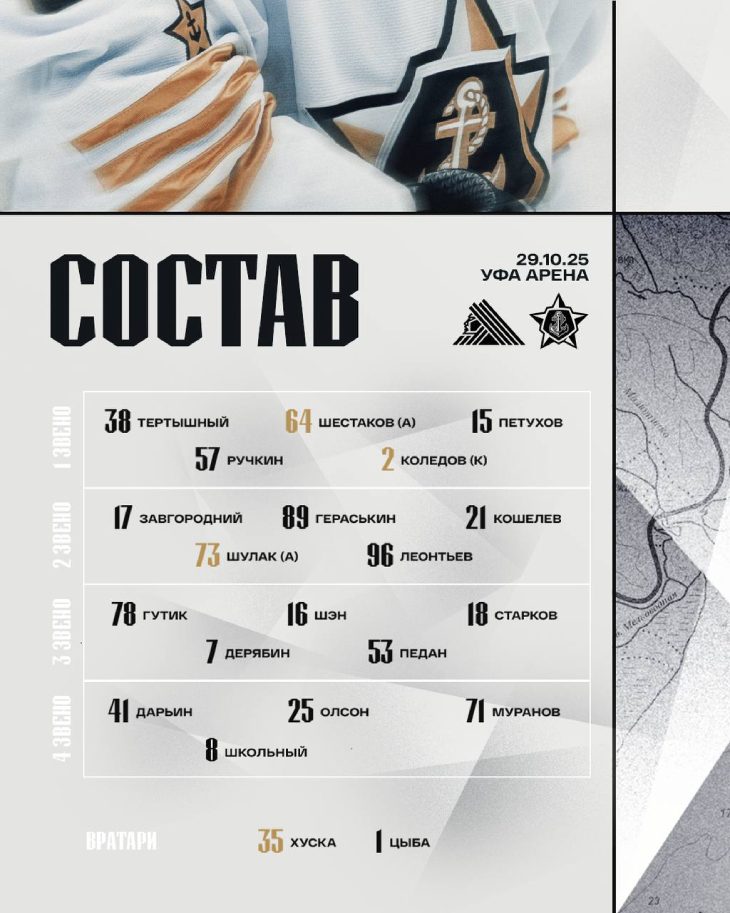 Стартовый состав «Адмирала»