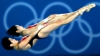 Китаянки Чен Руолин и Ванг Хао